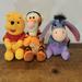 Disney Toys | Disney Pooh & Friends 3pcs 5" Vintage Plush Nwot | Color: Orange/Yellow | Size: Pooh, Tigger & Eeyore