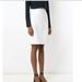 Tory Burch Skirts | New Tory Burch Midi Skirt In White Sz 2 | Color: White | Size: 2