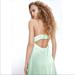 Zara Dresses | New!! Hp Zara Satin Light Green Cutout Dress | Color: Green | Size: Xl