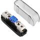 30-150A Stereo Audio Single Way Fuse Holder Power Distribution Block Fusebox Car Accessories Zinc Alloy 1Pcs (Size : 100A, Color : BLACK_70X24X30MM)