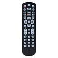 GE Universal Remote Control for Samsung, Vizio, LG, Sony, Sharp, Roku, Apple TV, TCL, Smart TV, Streaming Media Player, Blu-Ray Player, DVD Player, Easy Programming, 4-Device, Black, 40081