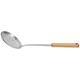 Wok Spatula Turner Stainless Steel with Wooden Handle Heavy Duty Kitchen Cooking Utensil for Chinese Wok (Color : Spoon 2, Size : 37X10X4CM)