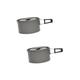 Sosoport 2 Sets Outdoor Pot Travel Cooker Game & Trail Cameras Cookware Outdoors Cooking Equipment Outdoor Cooking Stove Camping Frying Pan Camp Pot Aluminum Individual Portable Camping Pot