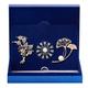 Brooches Brooches Brooch Pin Brooches for Women, 3 Piece Brooch Gift Box Fashion Women's Brooches & Pins Brooch Pins Gift (Color : A) Brooches (Color : B) (B B)