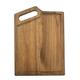 Chopping Board Acacia Wood Chopping Board with Juice Grooves, Serving Board, Non Slip Wooden Board for Meat Cutting Boards (Size : 25.3 * 35.3cm)