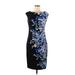 Lauren by Ralph Lauren Casual Dress - Party: Black Print Dresses - Women's Size 6