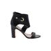 Via Spiga Sandals: Black Shoes - Women's Size 37.5