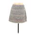 Ann Taylor LOFT Casual Mini Skirt Mini: Gray Bottoms - Women's Size 12