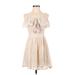 Ya Los Angeles Casual Dress: Tan Dresses - Women's Size Small