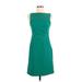 Banana Republic Factory Store Casual Dress - Sheath: Teal Solid Dresses - Women's Size 0 Petite