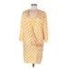 Adrianna Papell Casual Dress: Yellow Dresses - Women's Size 8
