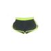 Under Armour Athletic Shorts: Green Print Activewear - Women's Size Medium