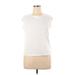 RACHEL Rachel Roy Sleeveless T-Shirt: White Tops - Women's Size X-Large