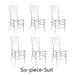 D&N Transparent Bamboo Chair Set, Dining Chairs, Wedding Chairs