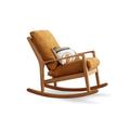 Eden Rim Solid Wood Rocking Chair | 32.28 H x 25.98 W x 39.37 D in | Wayfair RockingChair20240401TM601000139431ERYellow