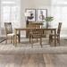 Liberty Furniture Santa Rosa Solid Wood Dining Set Wood in Brown | 30 H in | Wayfair LBT227-CD-5RLS