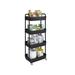 Rebrilliant Nervia 11.8" W Metal Storage Rack w/ Wheels | 5.7 H x 11.8 W x 16.5 D in | Wayfair 34F103F3D2AC46E8AB9AE1EEB55DE83C