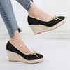 2023 mode High Heels Frauen Party Schuhe Marke Frauen Keile Schuhe Elegante Damen Pumps Casual Frau Keile Plus Größe 42 a3546