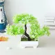 Plantes artificielles en plastique bonsaï fausse plante petit pot d'arbre fleur en pot