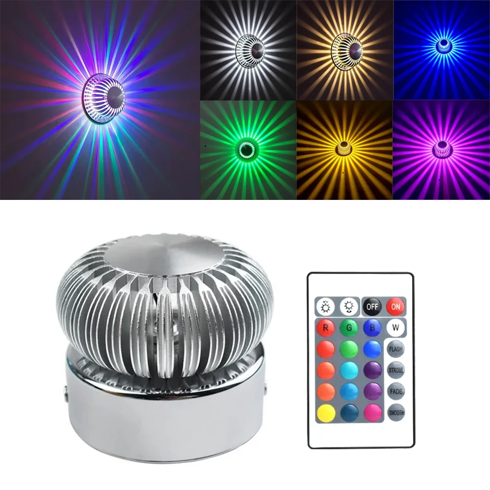 3W Kreative LED Wand Lichter Laterne AC85-220V RGB Korridor Licht Oberfläche Verdeckte Installation Innen Hintergrund Dekor Lichter