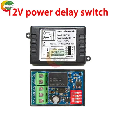 12 Volt Timer Relay On-Off Automotive Digital Delay Relay Electric Delay Timer Switch Cycle Time