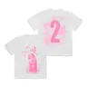 Nicki Minaj PF2 Tee Pink Friday 2 Tour t-shirt girocollo manica corta White Tee uomo donna