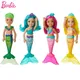 Barbie Dreamtopia Chelsea Mermaid Doll Baby Toys for Girls Little Joint Rainbow Dolls Juguetes Kids