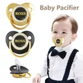 Newborn Photography Accessories Silicone BOSS Pacifier BPA Free Handsome Boss Pacifier Perfect Gift