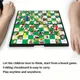 1Set Snake Ladder Educational Kids Children Toys Interesting Board Game Set Portable Flying Chess
