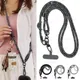 Cordino per telefono da 150 cm di lunghezza Cavo per collo staccabile regolabile Clip per carta con tracolla universale per esterni per custodia per cellulare