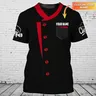 Chef Work Shirt Summer Men's T-shirt Chef Custom Name 3D Printing Unisex Top Gift Casual Menswear