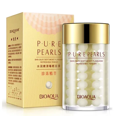 BIOAQUA Pure Pearl Face Cream Moisturizing Skin Firming skincare Facial Cream Beauty Health Skin