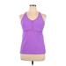 Nike Active Tank Top: Purple Activewear - Women's Size 1X