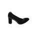 Anyi Lu Heels: Black Shoes - Women's Size 37.5