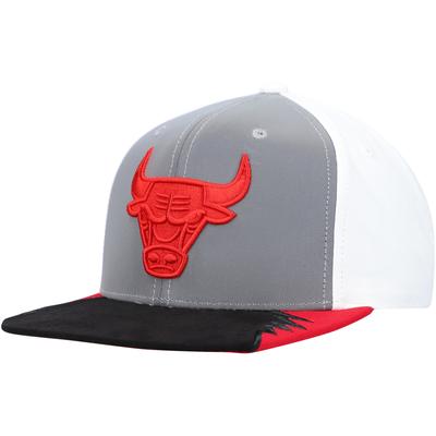 Mitchell & Ness Chicago Bulls Day 5 Snapback-Mütze für Herren, Grau/Weiß Image