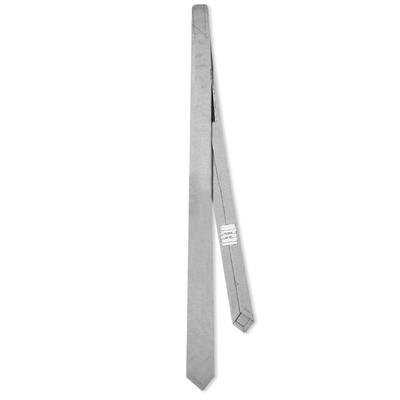 4 Bar Striped Tie - Gray - Thom Browne Ties
