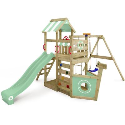Spielturm Klettergerüst SeaFlyer mit Schaukel & Rutsche, Baumhaus mit Sandkasten, Kletterleiter & Image