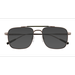 Unisex s aviator Green Brown Metal Prescription sunglasses - Eyebuydirect s Dean