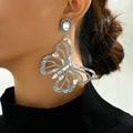 1 Pair Stud Earrings Drop Earrings For Women's Party Evening Gift Date Alloy Fancy Fashion Diamond