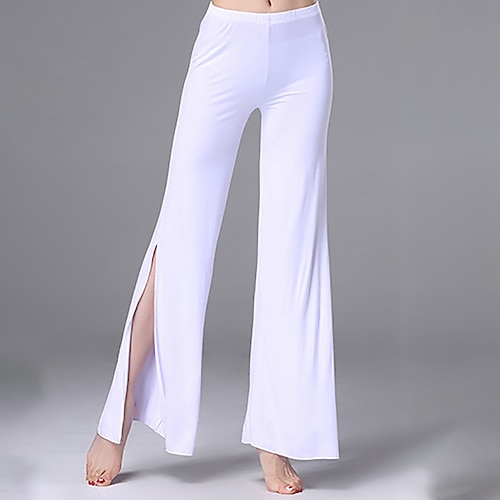 Latein-Tanz Hosen Geschlitzt Einfarbig Damen Ausbildung Leistung Normal Hauptstadt Image