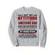 I Get My Attitude From My Freaking Awesome Dad For Daughter Sweatshirt