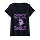 Damen Shark Shirt Damen Shark Smile Lustiges Tauchergeschenk T-Shirt mit V-Ausschnitt