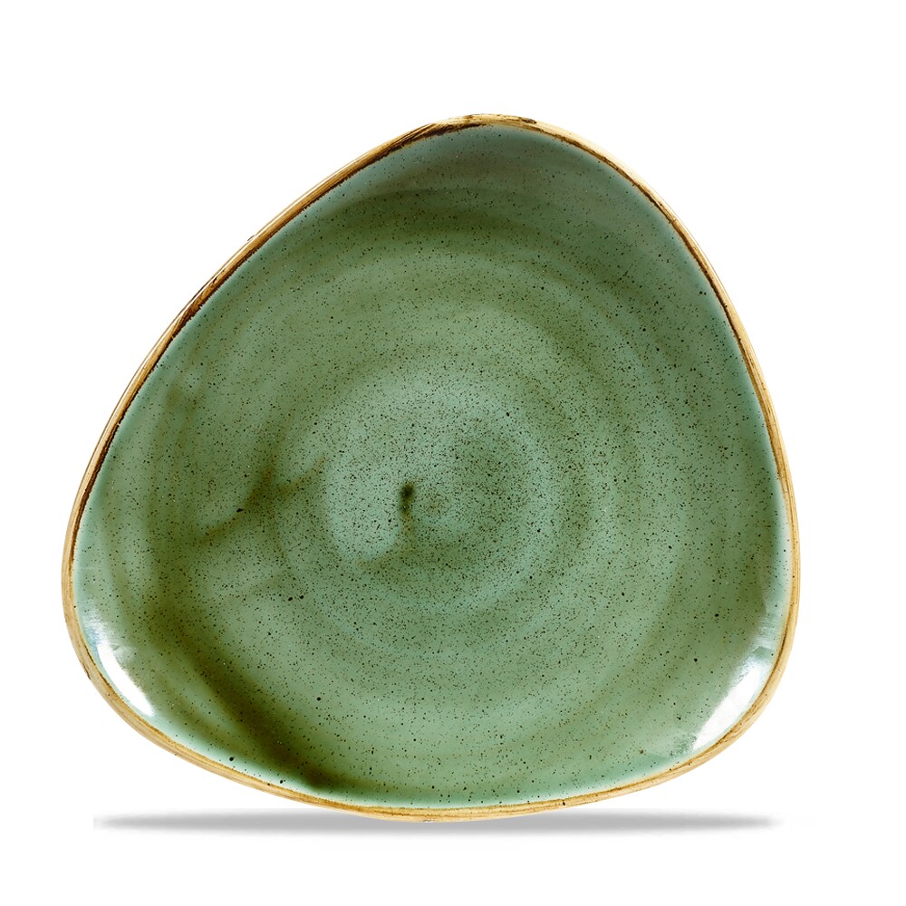 Churchill1795 Churchill Stonecast Teller Triangle 22,9 cm, Samphire Green Image
