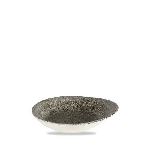 Churchill 12 x Round Round Dish 16x14,5cm RAKU Quartz black Image