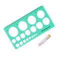 Ongmies Measuring tools Clearance Silicone Nipple Measuring Ruler Measuring Card Breast Aspirators Ruler Flange Nipple Size Measuring tool tools home Mint Green