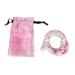 Spiral Lock Hair Tie Tie Dye Pink Men Women Bendable Dreadlocks Hair Tie Ponytail Holder Accessory