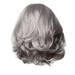 Buodes Summer Saving Clearance Women S Fashion Wig Gray Synthetic Hairshort Wigs Hair Wave Wig