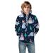 Quealent Boys Childrenscostume Male Big Kid Zip Hoodies Boys Little Boys Girls Kids Hooded Unisex Sweatshirt 3D Christmas Dinosaur Printed 18 (Navy 11-12 Years)