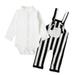 Kiplyki Flash Deals Baby s Set Newborn Kids Boys Romper BodyTops+ Suspender Pants Outfits Set