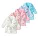 KYAIGUO Kids Boys Girls Bathrobes Hooded Robes Plush Fleece Pajamas Soft Coral Fleece Sleepwear Cute Night-Robe Soft Jammies 1-7Y